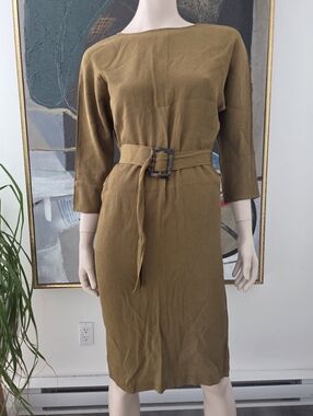 Massimo Dutti | Belted Midi Dress